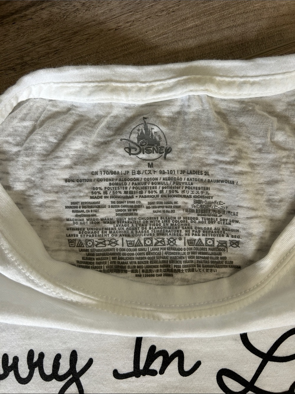 Disney Alice in wonderland Rabbit white tee. - Picture 2 of 3